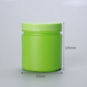 OEM ODM Custom Logo 500ml HDPE <b>Plastic</b> Cosmetic <b>Jar</b> Cylinder Shape Body Cream Hair Conditioner Packaging Vietnam Supplier - Product Image 4