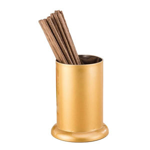 Porta cubiertos de acero inoxidable con acabado martillado en cobre, organizador de utensilios para encimera. - Product Image 5