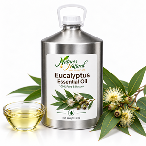Huile essentielle d'eucalyptus naturelle, 100% pure, feuilles séchées, distillée à la vapeur, huile aromatique florale, revitalisant pour la peau - Product Image 5