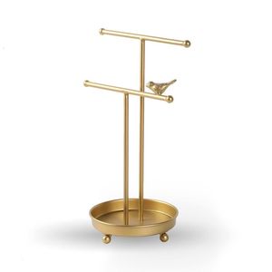 Wholesale Custom Modern Metal Jewelry Display Stand <b>Holder</b> for Bracelet Necklace Ring <b>Earring</b> for Christmas Wedding Parties - Product Image 5