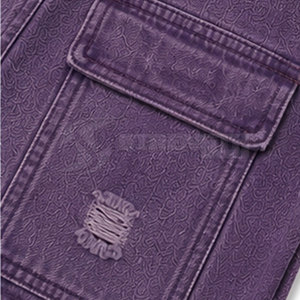 Shorts déchirés tendance style streetwear pour un look urbain et des tenues confortables au quotidien - Product Image 6