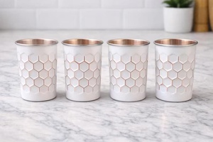 Accessoires de bar : Gobelet en cuivre pour cocktails, verre en cuivre pour mixologie, gobelet de barman en cuivre, verre de service en cuivre - Product Image 4