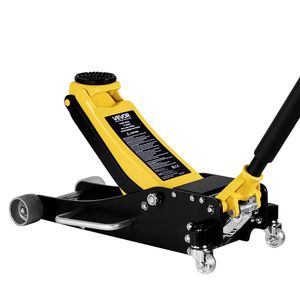 Martinetto idraulico da corsa a basso profilo in alluminio e acciaio da 2,5 tonnellate (5500 libbre) con pompa a sollevamento rapido per auto - Product Image 1