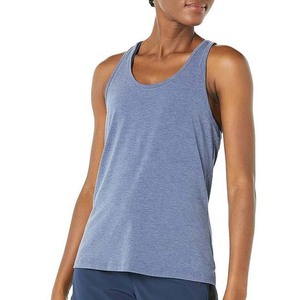 Wholesale Quick Dry Fitness Summer Outdoor Women's Tank Tops Gym Stringer Workout Clothing Breathable women Tank Top - Product Image 1