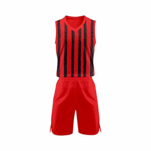 Nouvel arrivage : Ensemble d'uniformes de basketball respirants pour hommes, haute qualité, 100 % polyester, manches courtes, vêtements de sport à prix abordable - Product Image 4