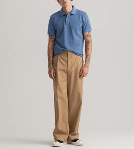Chemises polo pour hommes à col montant, respirantes, en coton, coupe classique, motif uni, tricotées, manches courtes, décontractées, design personnalisé - Product Image 3
