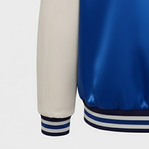 Chaqueta universitaria de béisbol satinada para hombre, recién llegada, del mejor fabricante y proveedor, talla adulta, chaqueta universitaria satinada de invierno. - Product Image 6