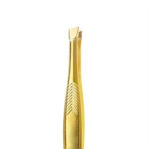 Luxurious Gold Manicure <b>Pedicure</b> <b>Set</b> 5 in 1 Nail Clipper Kit Stainless Steel Tools with Portable Green Zip Case - Product Image 4
