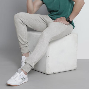 กางเกงจ็อกเกอร์ผู้ชายผ้าฝ้ายทรงหลวมขากว้างสไตล์สตรีทแวร์ ระบายอากาศได้ดี เหมาะสำหรับวิ่ง ออกกำลังกาย ฟิตเนส เล่นกีฬา - Product Image 4