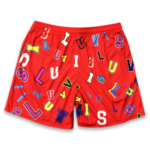 Shorts en maille pour hommes de haute qualité, séchage rapide, respirants, 100 % polyester, pour basketball, motif uni personnalisé, taille mi-haute avec cordon de serrage - Product Image 3