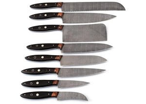 Latest Cooking <b>Knife</b> Set Durable Damascus Steel Blades High Quality <b>Kitchen</b> Tasks Chef <b>Knife</b> Set Available At Wholesale Rate - Product Image 3