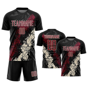 ชุดอเมริกันฟุตบอลแบบกำหนดเองพร้อมโลโก้ เสื้อฟุตบอลผู้ใหญ่ ระบายอากาศได้ดี ผลิตจากโพลีเอสเตอร์ 100% แห้งเร็ว แขนสั้น คุณภาพสูง - Product Image 2