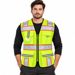 Chaleco de Trabajo de Alta Visibilidad en Tallas Grandes, Mejor Calidad, Venta Caliente, Servicios OEM 2026, Precios Económicos, Chaleco de Seguridad Personalizado - Product Image 2