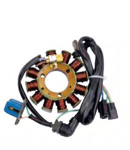 Conjunto de placa de bobina de estator de 12 polos Bajaj Pulsar 150 UG5 BS4 DK84, calidad de exportación para repuestos de motocicletas, India, Orado - Product Image 2