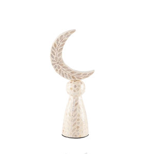 Adorno de Luna Creciente de Nácar al por Mayor, Soporte Decorativo Islámico para el Hogar, Regalo de Ramadán y Eid - Product Image 5