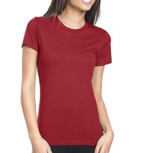 T-shirts pour femmes tendance, manches courtes, col rond, légers, doux, vintage, streetwear d'été, décontractés, confortables, look moderne, imprimé uni - Product Image 1