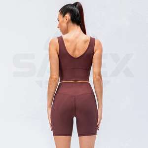 Fabricante OEM, Conjuntos Deportivos de Dos Piezas Hechos a Medida, Bra Deportivo de Cintura Alta para Gimnasio, Pantalones de Yoga Estampados para Mujer - Product Image 2