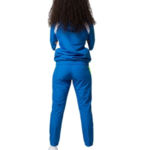 Ensemble de veste coupe-vent d'hiver personnalisée unisexe, broderie de designer, 2 pièces, streetwear pour femmes, polyester imperméable, nylon, 2027 - Product Image 3