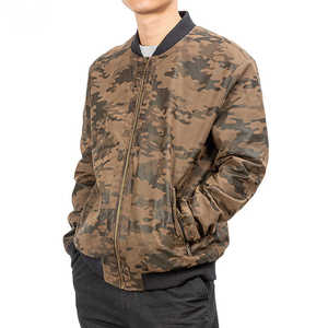 Nueva Chaqueta Bomber con Cremallera Sublimada, Personalizada, Transpirable, de Poliéster, Camuflaje, Ropa Deportiva Ligera - Product Image 3