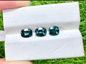 Piedras Preciosas de Zafiro Australiano Natural, Azul, Certificado IGI, Corte Ovalado, Piedras Sueltas para Joyería, Anillos, Colgantes, Pendientes, Alta Calidad - Product Image 5