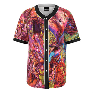 Custom Unisex <b>Baseball</b> Jersey Sublimated Team Uniform Sportswear Custom Logo Printing OEM ODM Customizable Yoga Wear 100% - Product Image 1