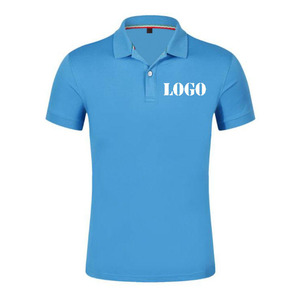 Polo pour homme orange à manches courtes, logo personnalisé, tricoté, coupe classique, uniforme vierge - Product Image 2