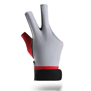 Guantes de billar de 3 dedos ajustables y con pantalla táctil, precio competitivo, guantes de snooker de nailon 2026 para hombres y mujeres - Product Image 1