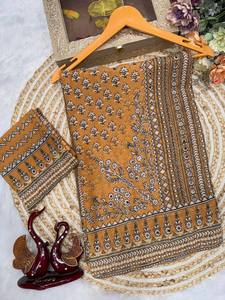Sari en Georgette Miroir Grace, Sari Designer Katdana Shine, Sari Royal à Broderies Miroir, Sari de Soirée Élégant en Georgette, Sari Scintillant à Miroirs - Product Image 3