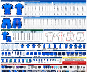 Ropa de entrenamiento de gimnasia para hombres y niños |   Color Azul Marino con Bloques de Seis Colores |   Ropa Deportiva de Spandex/Poliéster |   Secado Rápido | - Product Image 6