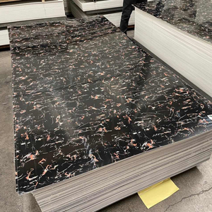 แผ่นผนังพีวีซี2.5มม. 3มม. แผ่นหินอ่อน UV เคลือบยูวีแผ่นหินในร่ม - Product Image 5