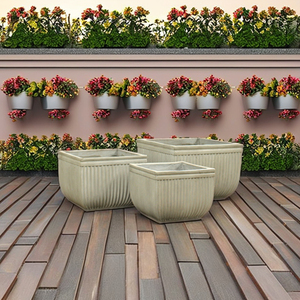 Modern Outdoor Concrete <b>Planters</b> for Home for Villas Patios and Rooftop Gardens Outdoor Decorative Features - Product Image 1