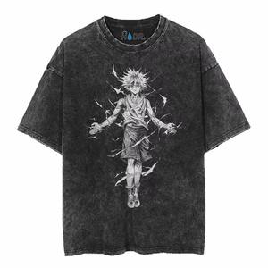 Camiseta de Hombre Personalizada, 240 g/m², Lavado Ácido, Estilo Desgastado, Corte Ajustado, 100% Algodón Ecológico, Manga Corta, Estilo Urbano - Product Image 5