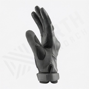 Customized Ergonomic Full Finger PU Windproof Safety Motorbike Gear for Men Women Strong Palm <b>Grip</b> Design Outdoor Riding Top - Product Image 3