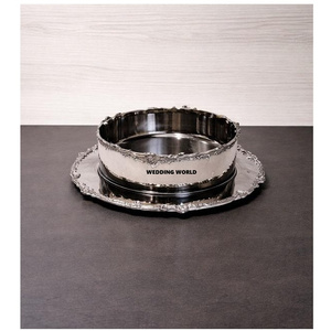 Hammered Metal <b>Chocolate</b> Bowl Ramadan And Eid Decoration Table Ware Luxury <b>Chocolate</b> Bowl For Middle East - Product Image 2