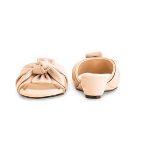 Women's Cream Formal <b>Slipper</b> FR8330 <b>Fashion</b> <b>Fur</b> for <b>Slippers</b> - Product Image 2