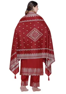 Safaa - Abbigliamento Etnico Indiano all'Ingrosso, Completo in <span class=keywords><strong>Viscosa</strong></span> Intrecciata, Set Kurti Tradizionale da Cerimonia per Donne, Materiale per Abiti, Completi Pakistani - Product Image 2