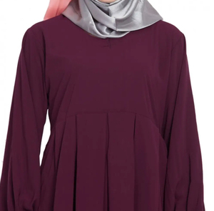 Women Full Length Modest <b>Dress</b> <b>Long</b> Sleeve Plain Belted Islamic Fashion Casual Maxi Gown Comfortable Fit - Product Image 4