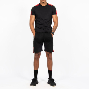 Summer New Men Casual Breathable Shorts <b>Sets</b> Short Sleeve T Shirt Shorts Solid Tracksuits <b>Set</b> Men's Brand Clothing 2 Pieces <b>Sets</b> - Product Image 3