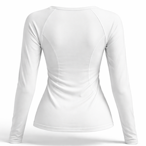 Commande en gros de hauts de yoga à manches longues pour femmes - Fabricant en gros de hauts de yoga à manches longues avec design personnalisé - Product Image 2