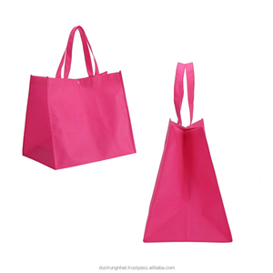 Bolsos de compras personalizados bolso no tejido bolso plegable tamaño personalizado y logotipo Rpet bolsas de compras del fabricante de Vietnam - Product Image 2