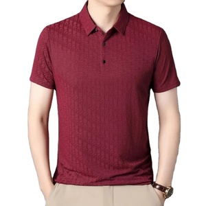 Camiseta Polo Personalizada para Hombre 2025, de Alta Calidad, Cómoda, Antiarrugas, Moderna, de Manga Corta, Informal, de Verano, 100% Algodón - Product Image 3