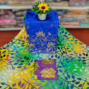 ผ้าวอยล์เนื้อบางเบาสีทองลายดอกไม้แบบทอแจ็คการ์ด  วัสดุเป็นมิตรกับสิ่งแวดล้อม สำหรับชุดแต่งงานผู้หญิงและเด็กผู้หญิง - Product Image 5