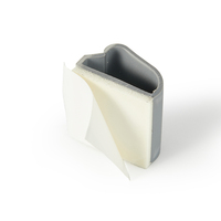 Organisateur de câblage Essentra KKD, style D, fixation adhésive, gris, PVC UL94 V0
