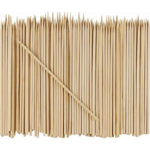 Spiedini di bambù da 8 pollici, 100 pezzi, per shish kebab, frutta, antipasti, cocktail - Confezione comoda (precedentemente) Accessori per barbecue - Product Image 1