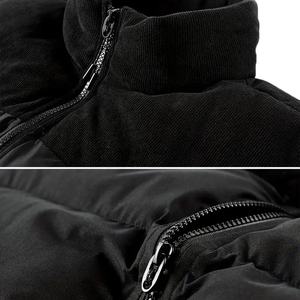 Blouson Bomber Zippé de Qualité Supérieure, Chaud pour l'Hiver, Personnalisé, Matelassé, Imperméable, Respirant, Séchage Rapide, Coupe-Vent, 100% Polyester - Product Image 4