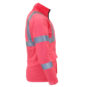 Reflective Stylish Wear <b>SoftShell</b> Safety <b>Jacket</b> Lightweight Breathable Best Design Software Safety <b>Jackets</b> - Product Image 2