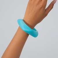 Bracelet manchette géométrique en résine turquoise unisexe, bijou de mode décontracté et sportif, accessoire de déclaration pour soirée