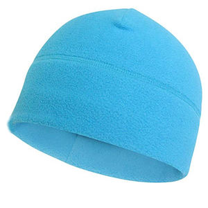 Vente en gros de bonnets en micro polaire personnalisés avec logo, bonnets en polaire pour l'hiver, pour hommes - Product Image 5