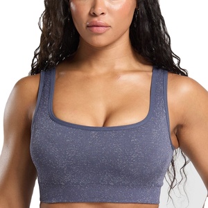 Soutien-gorge de sport grande taille pour femme, sexy, pour yoga, gym, course à pied, en Spandex/Nylon extensible, effet délavé, taille moyenne - Vente chaude, haute qualité - Product Image 2