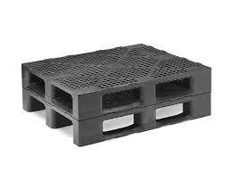 พาเลทพลาสติกสำหรับงานหนัก รับน้ำหนัก 2 ตัน เสริมความแข็งแรง ทางเข้า 4 ทิศทาง ดีไซน์อุตสาหกรรมแบบหน้าเดียว - Product Image 2